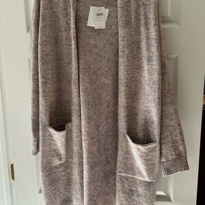 J. Jill Women's Cardigan in Heather Brown